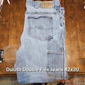Duluth Trading Co Light Blue Relaxed Jeans